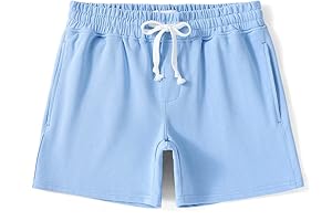 Mens Light Blue Athletic Gym Shorts