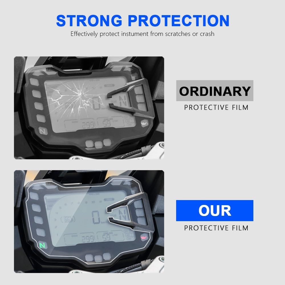 Pellicola Protettiva Antigraffio Per Schermo Strumenti Moto Ducati Multistrada 950, 1200, 1260 S 2015-2018