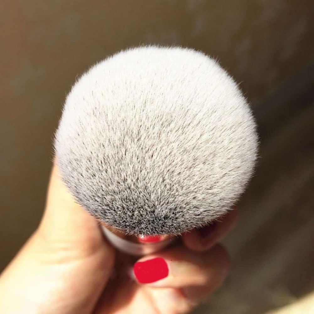 1pcs Foundation Brush Flat Cream Makeup Brushes Professional Cosmetic Make-up Brush(PinkSilver)