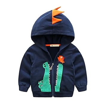 Dinosaur zip up hoodie Clearance