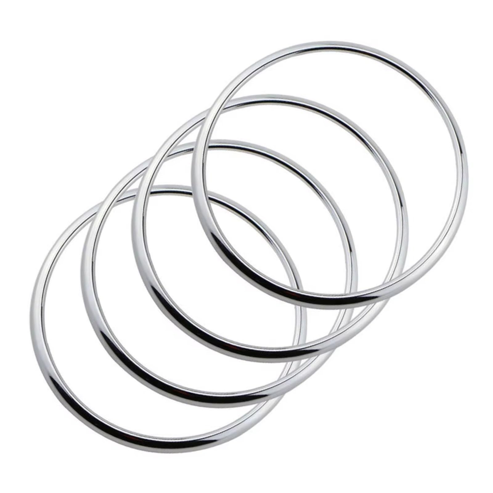 Car Interior Trims For Chevrolet for Cruze 2009-2014 ABS Interior Sequins Sticker Car Styling Door Audio Stereo Speaker Circle Ring Trim Car Styling Interior