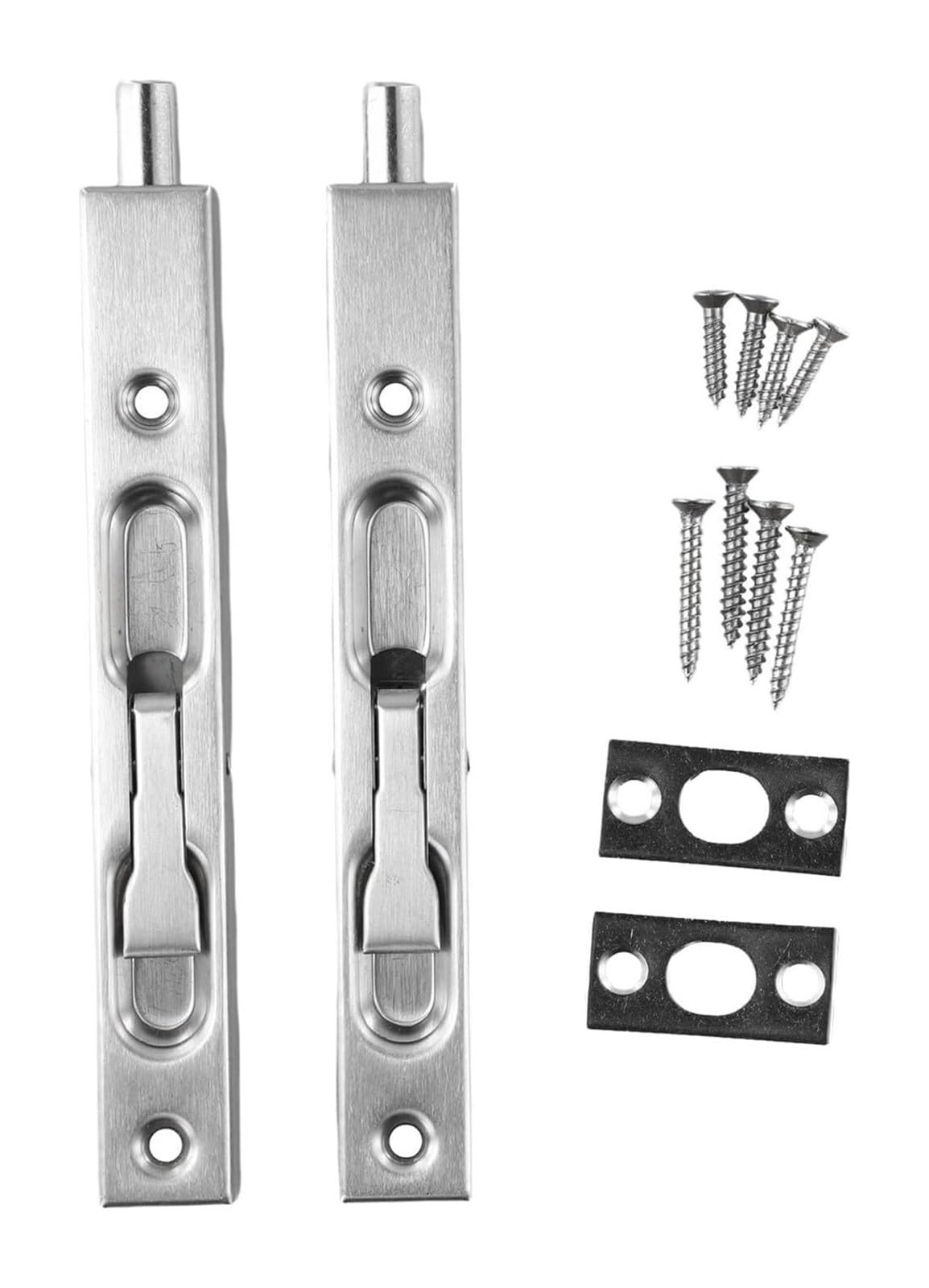 Qzhaxityt One Color 304 Stainless Steel Flush Bolt Door Latch