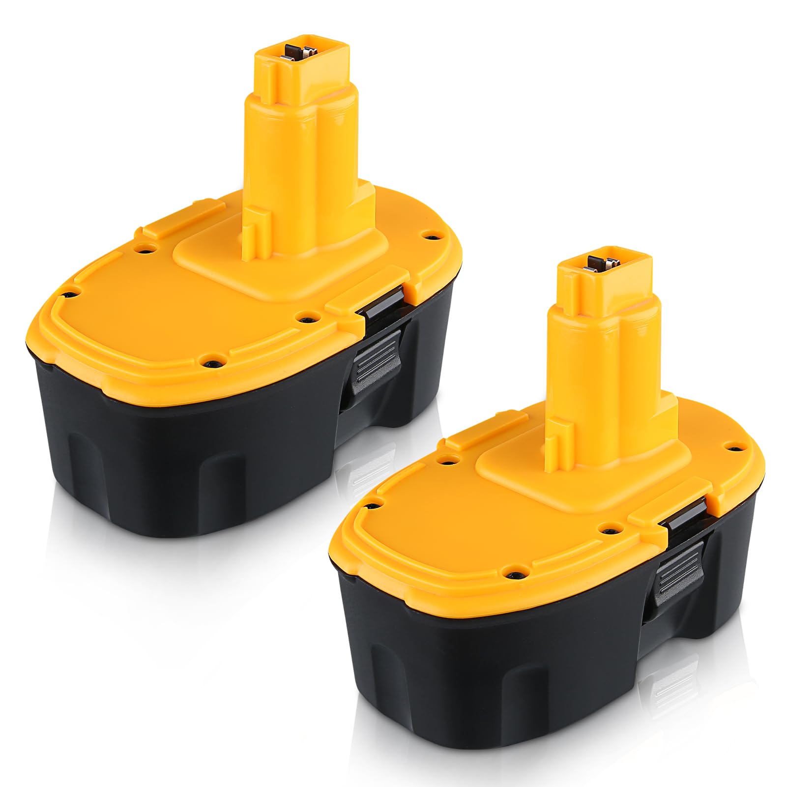 ZEERISA 2PACK 4800Ah Ni-MH DC9096 18V Battery Compatible with Dewalt Battery DC9098 DC9096 DC9099 DC970 DW9095 DW9096 DE9039 DE9095 DE9096 DE9098 DW9098 DW9099 Cordless Power Tools