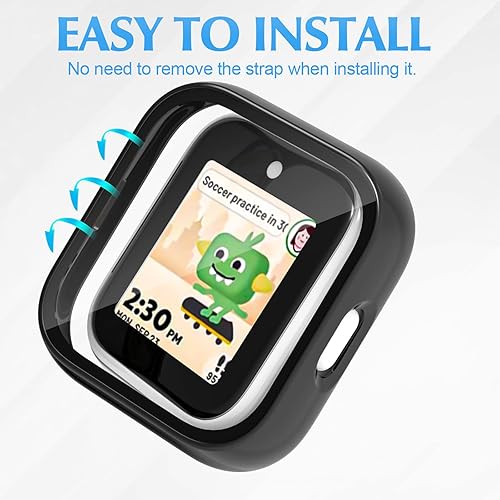 Miniatura 7 de Paquete de 1 protector de pantalla compatible con Syncup Kids Watch, carcasa protectora general de policarbonato duro, accesorios de cubierta de