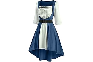 Lace Up Mushroom Patchwork Corset Gothic Renaissance Dress