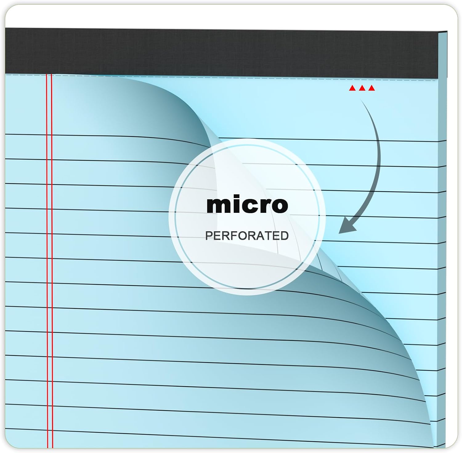 Small Note Pads 5x8" – 6 Vibrant Colors Notepad, College Ruled, 30 Sheets Each | Perfect for Work, School & Creative Notes!​ Legal Pads 5 x 8 Perforated Narrow Ruled Pads of Paper (Multicolor 6) thumbnail