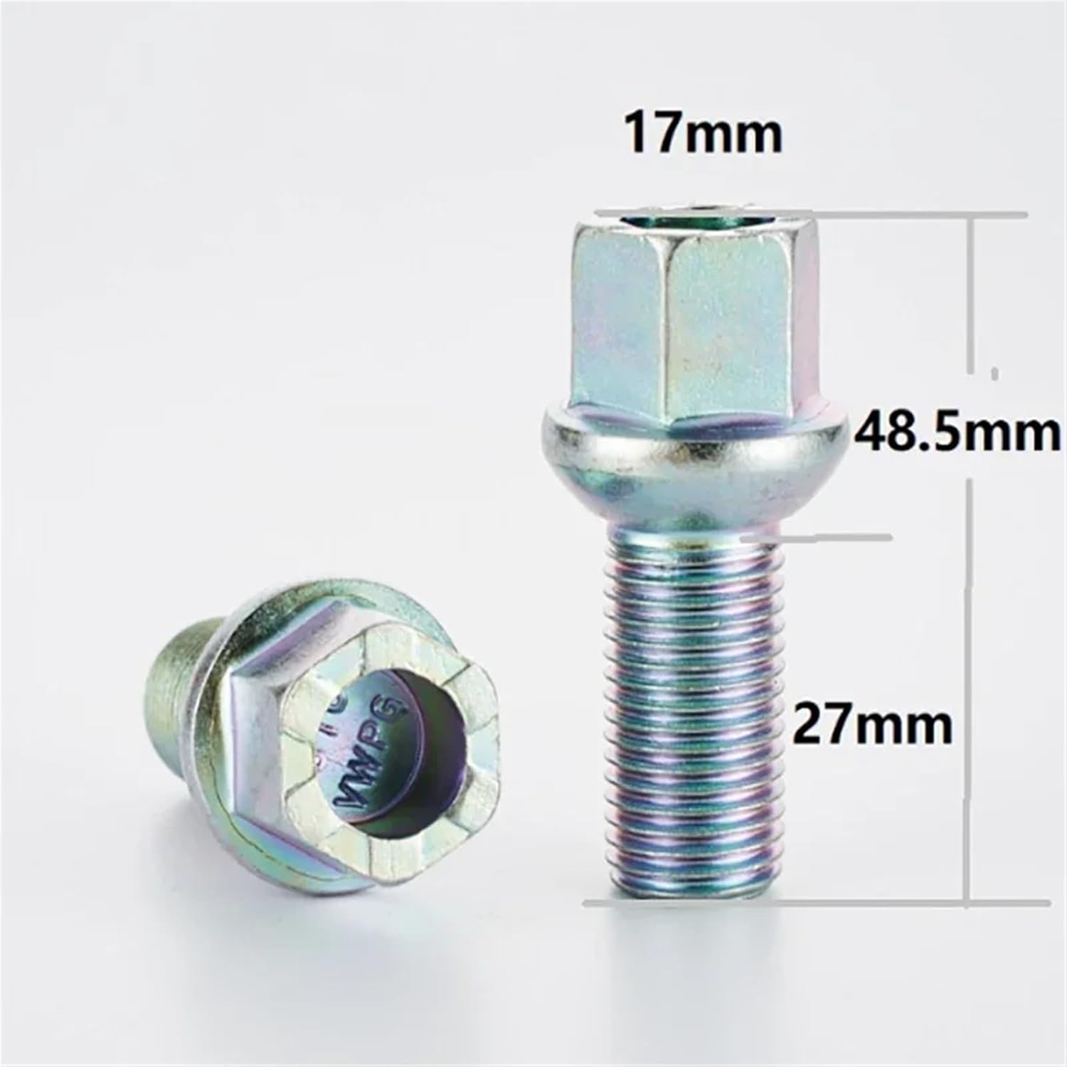 Alloy Wheel Nuts Compatible with A6L A4L A5 A6 A7 A8 C7 5PCs Tire Screw Hub Bolts Screw M14*1.5 Alloy Wheel Fasteners Car Accessories
