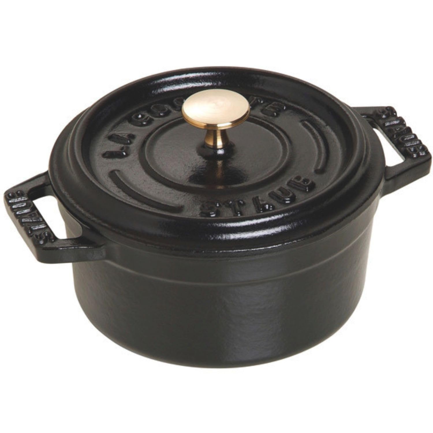 ストウブ(Staub) ミニピコ ココットラウンド ブラック 10cm