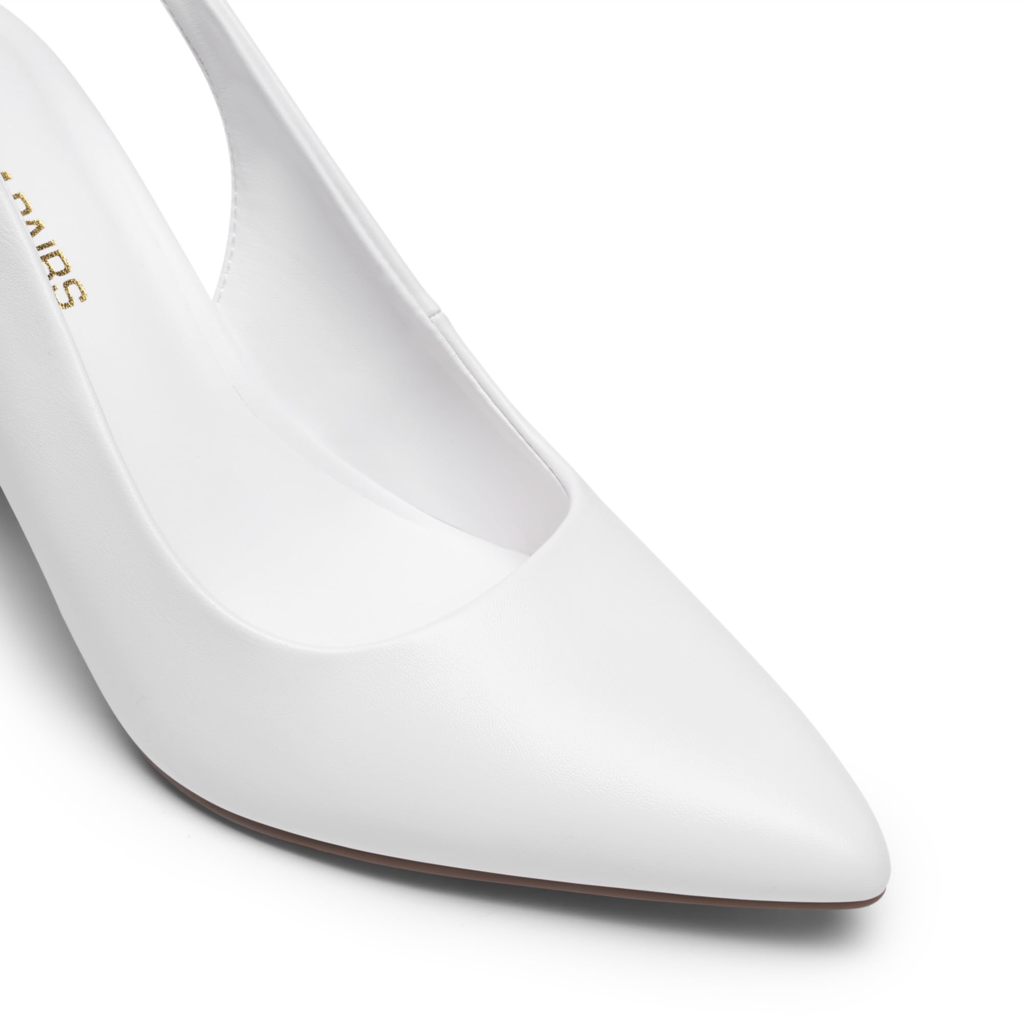 DREAM PAIRS Escarpins Femme Slingback Bout Pointu Talon Carré Chaussures à Talon Bloc Confortables Bureau