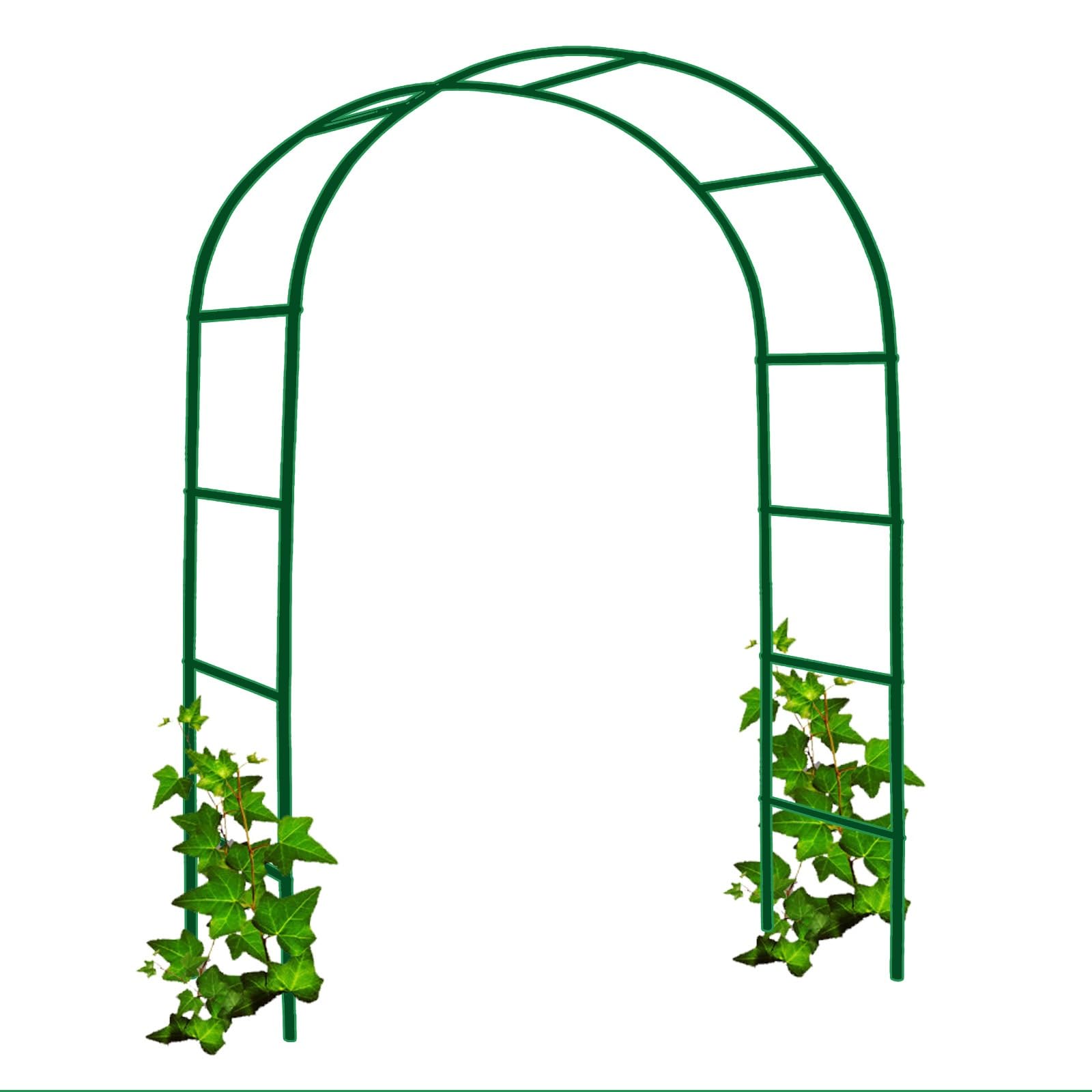 Arche de terrasse en acier tuteur solide plantes grimpantes