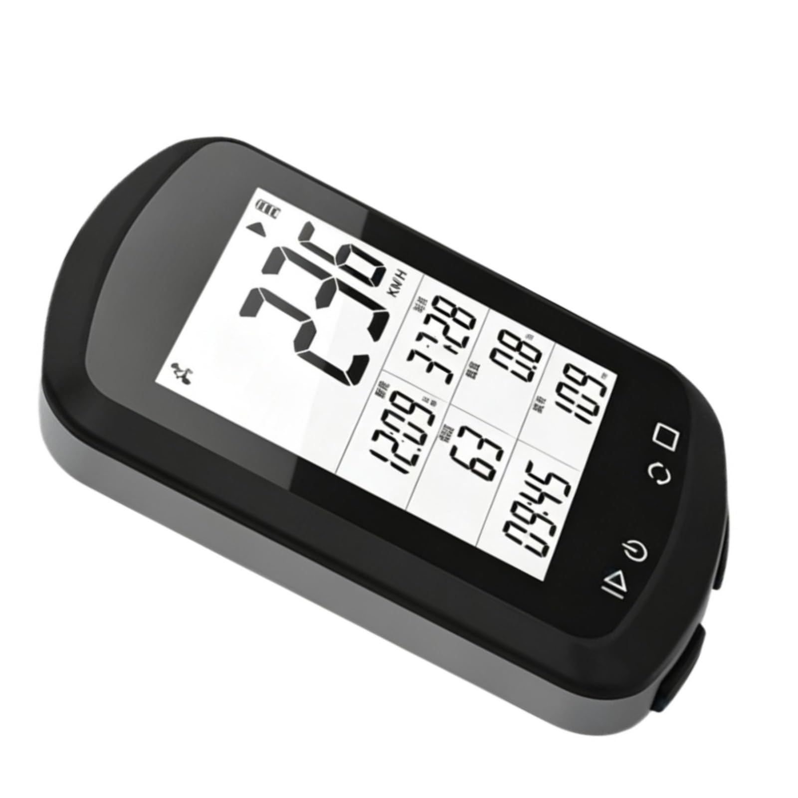 Odómetro inalámbrico impermeable de la bicicleta de BB18 IPX7 GPS for las bicicletas de montaña y de carretera | Cuentakilómetros inalámbrico para bicicleta de montaña BB18, resistente al agua (IPX7) (con GPS)(AGray-HR-Arm)