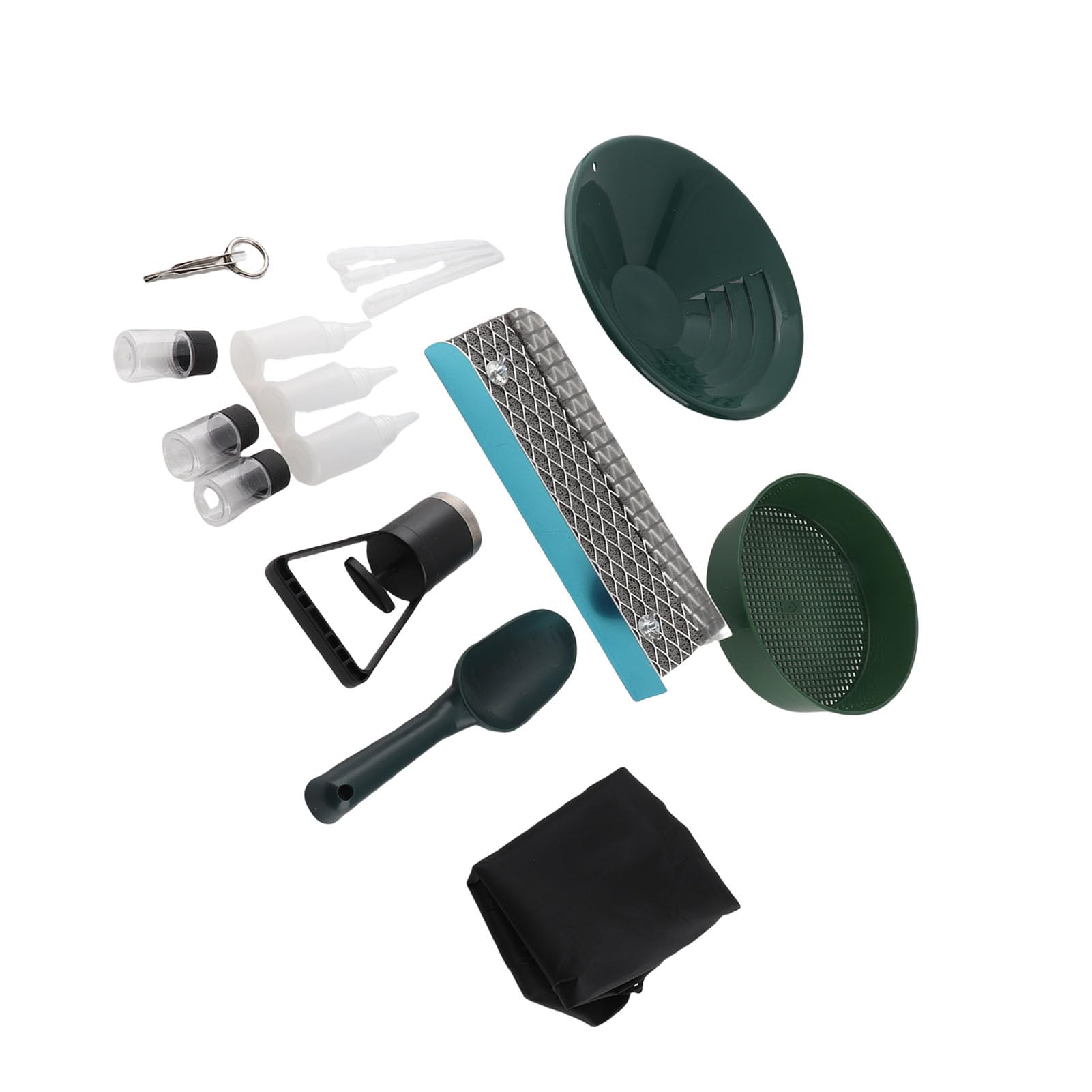 Plateau de Verrouillage Portable de 12 Pouces: Plateau pour Placer Le Kit de Casserole et de Tamis pour la Réconciliation en Or dans Plusieurs Environnements