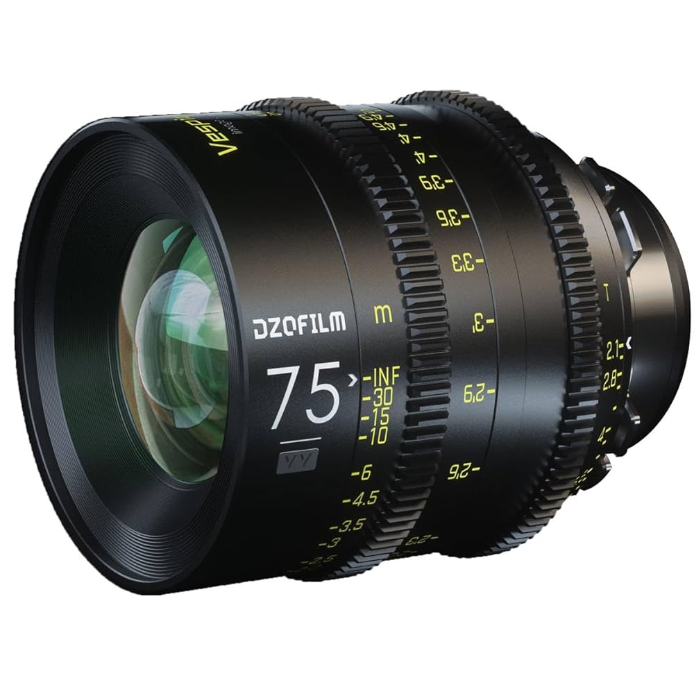 DZOFILM VESPID PRIME 75mm T2.1 シネマレンズ PL Amazon | DZOFILM Vespid Prime 75mm T2.1 シネマレンズ PL