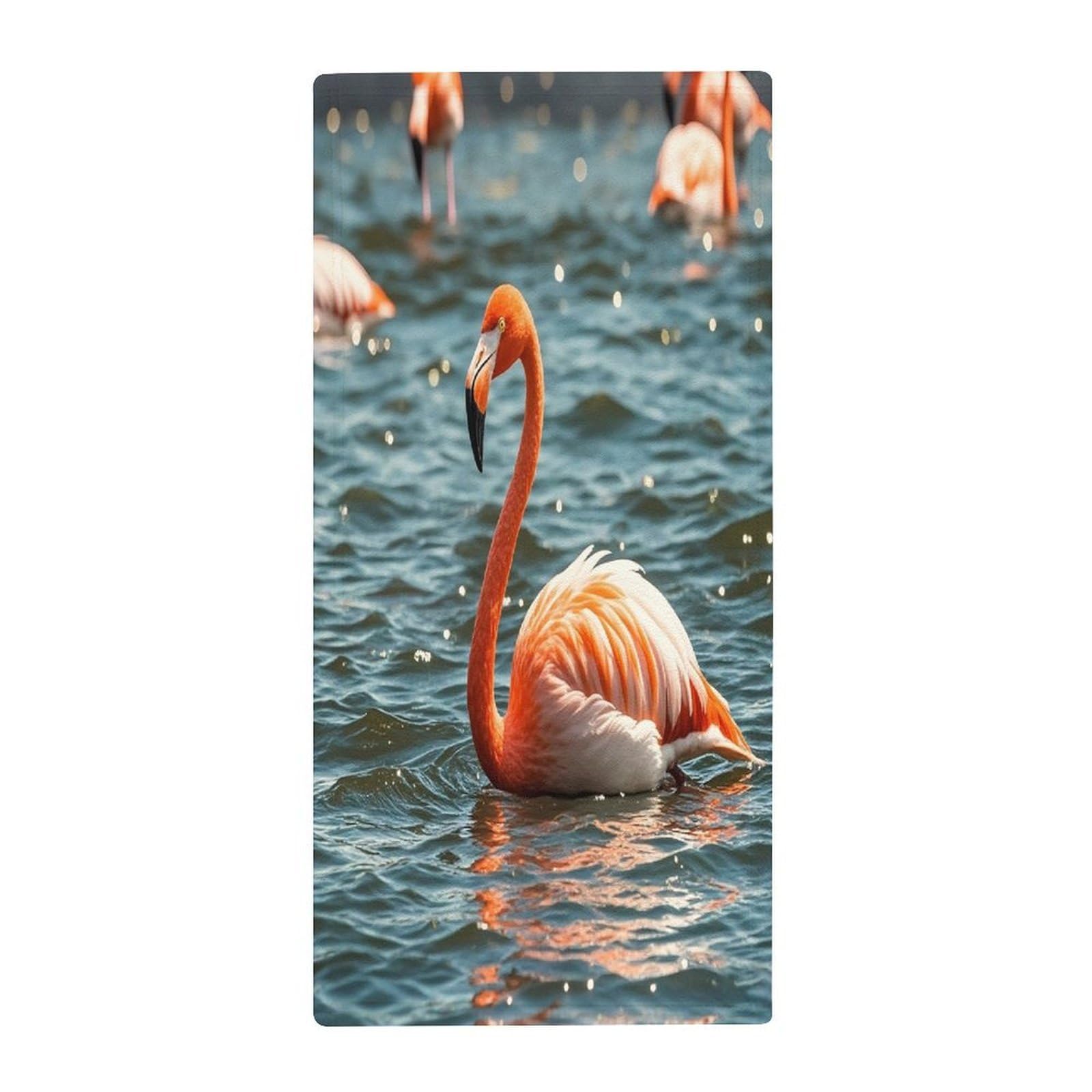 FekiLoot Flamingo Bath Towel Super Soft Highly Absorbent Bath Towel Fashion Quick Drying Bathroom Towel Soft Large Fingertip Towels for Bathroom Gym Travel Camp Pool