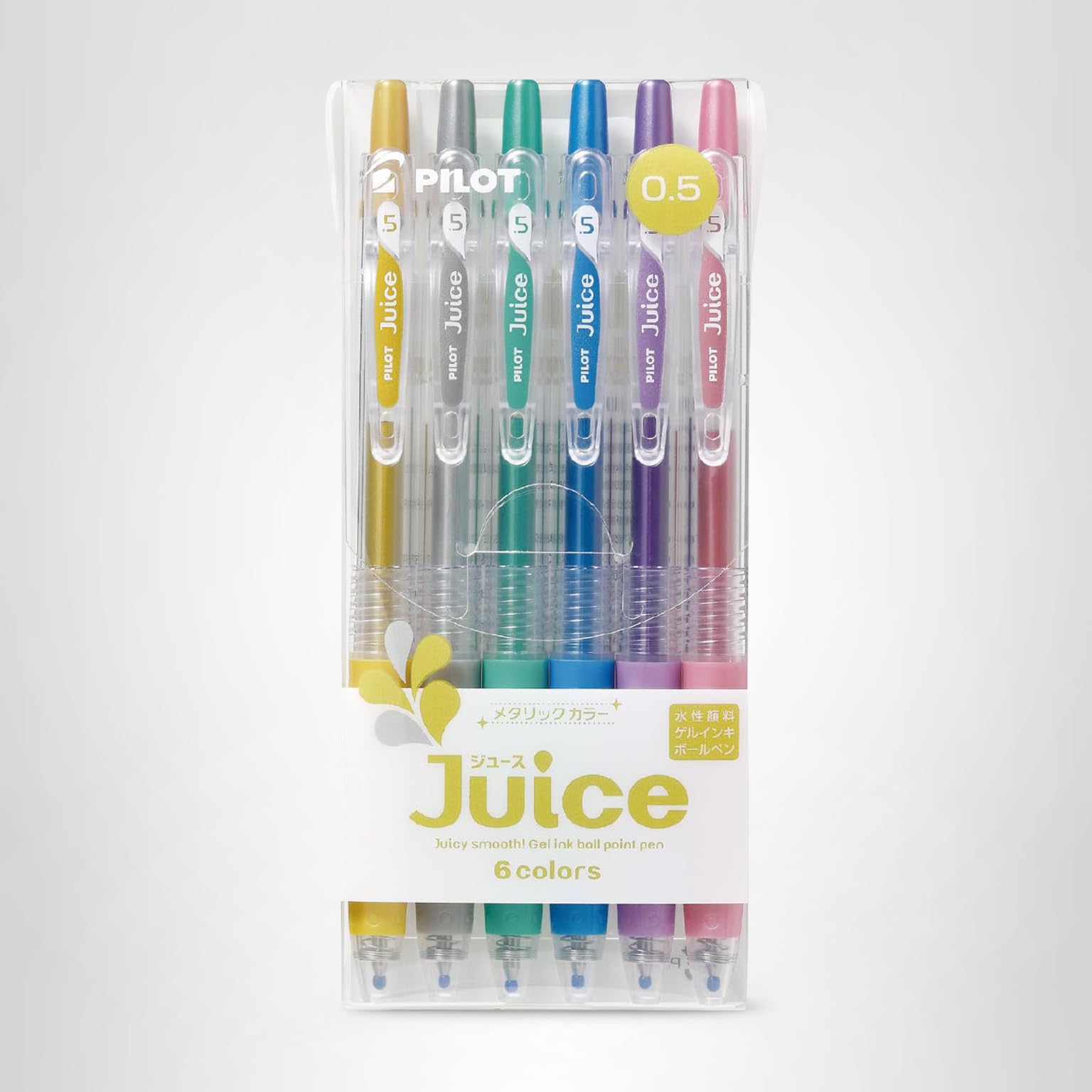 Amazon | Pilot パイロット ゲルボールペン ジュース 0.5 メタリック