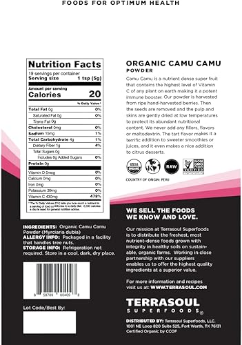 Miniatura 2 de Terrasoul Superfoods Camu Camu Polvo Orgánico
