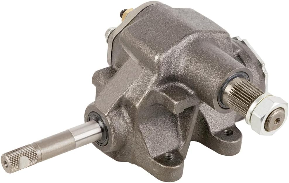 Manual Steering Gear Box Gearbox for Chevy Pontiac Buick Oldsmobile Replaces Saginaw 505 w/ 36-Spline Input Shaft - BuyAutoParts 82-70032AN New