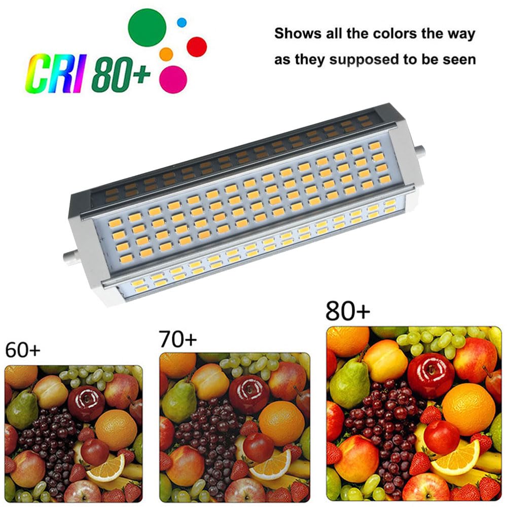 189mm dwustronne żarówki LED typu J 50W R7S 189mm lampa LED (wymiana żarówki halogenowej 500W J189), żarówki LED SMD 5630 żarówka wbudowany wentylator chłodzący