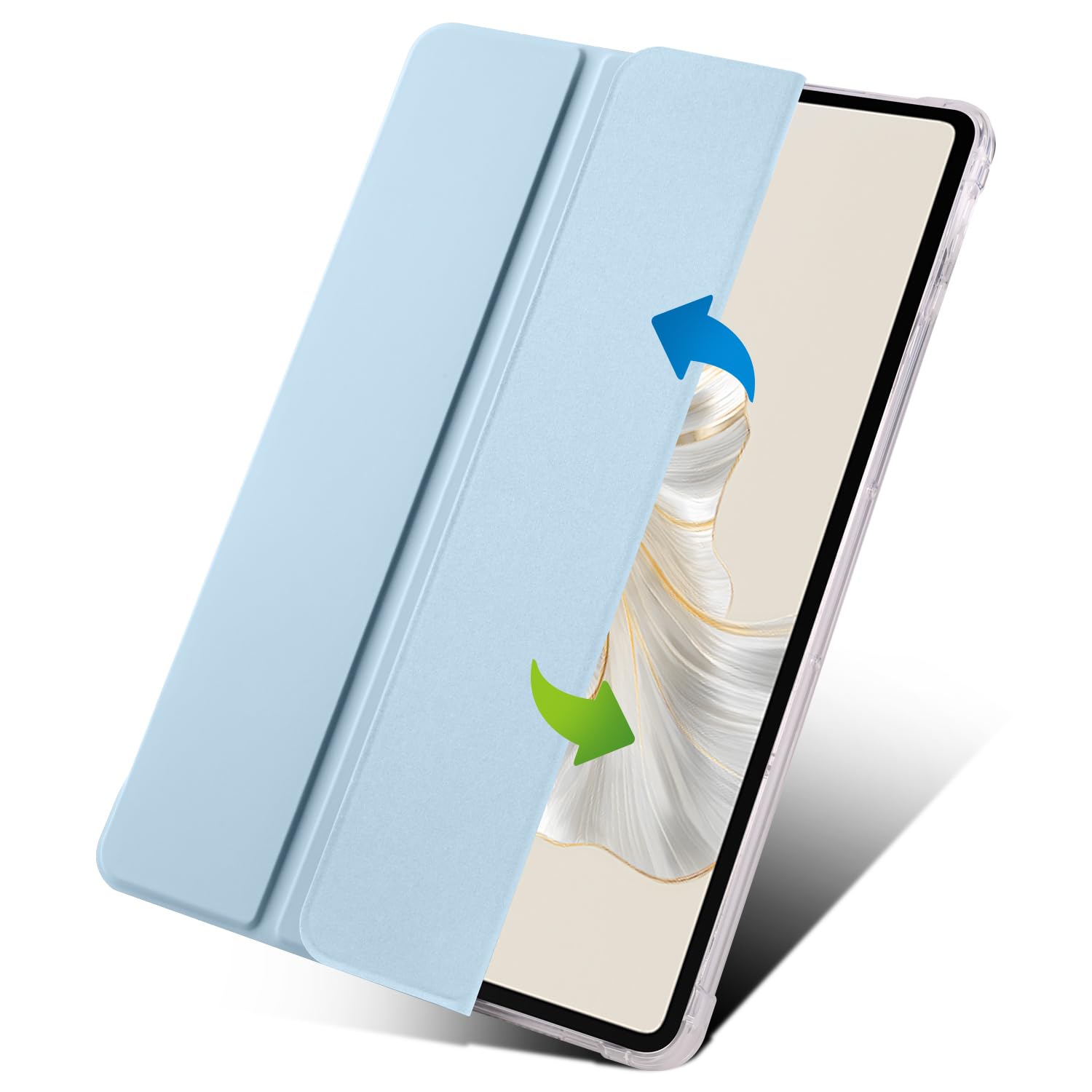Custodia Con Tastiera Per Honor MagicPad 2 12.3'' 2024 - Cover In PU E TPU Con Portapenne E Pellicola 9H