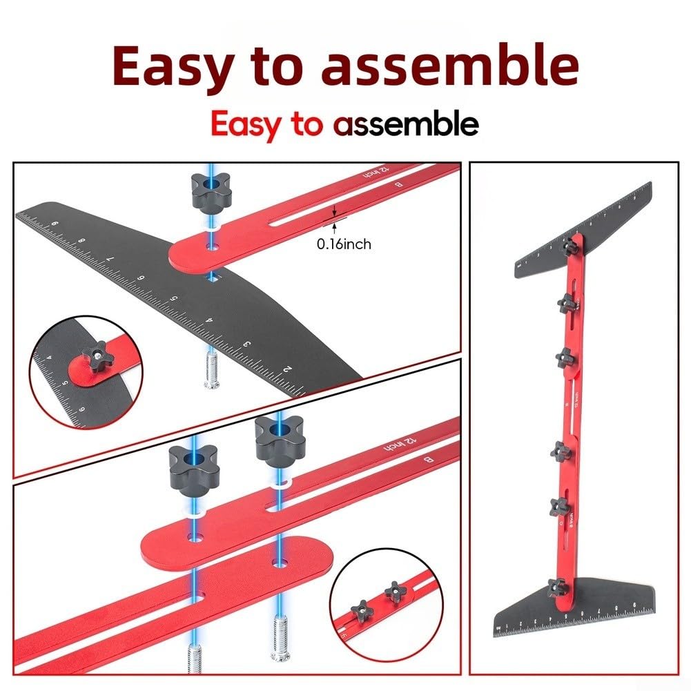 Medidor de escalera, herramienta de medición de escalera plegable de