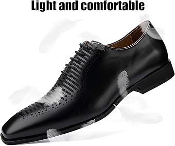 Amazon.com | JITAI Mens Oxford Shoes Mens Casual Dress Shoes  display picture 3