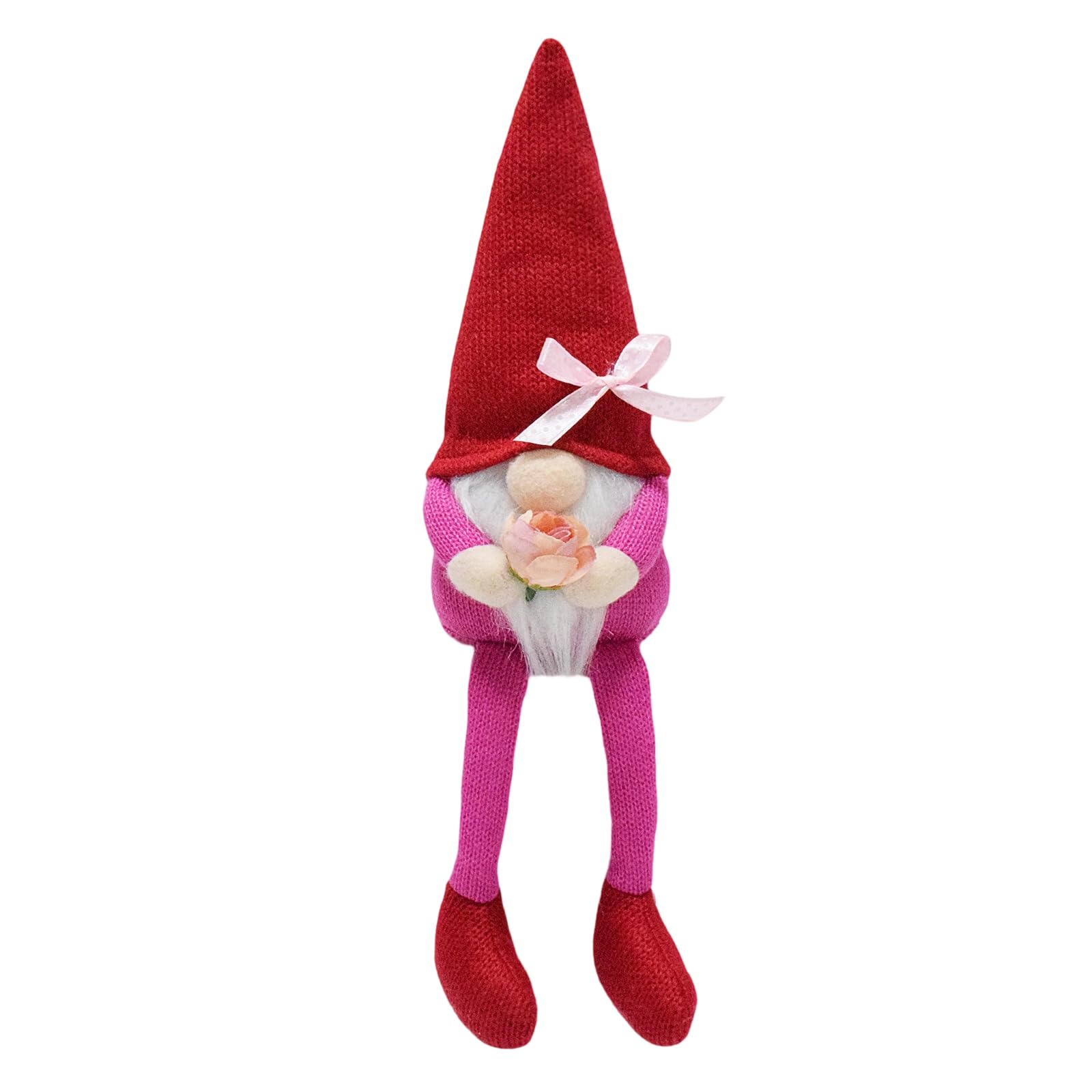 YWLUUOO Adorable Gnomes Figurines Fireplaces Ornament Arranged to Form Love Symbol Festival Valentine Decors for Homes and Event