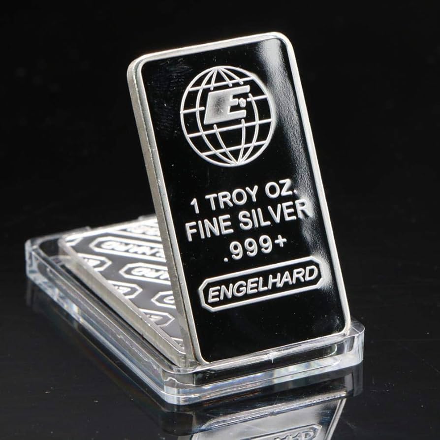 Amazon.com: 1 Oz Fine 999,9 Silver Bar Quality Silver Plated