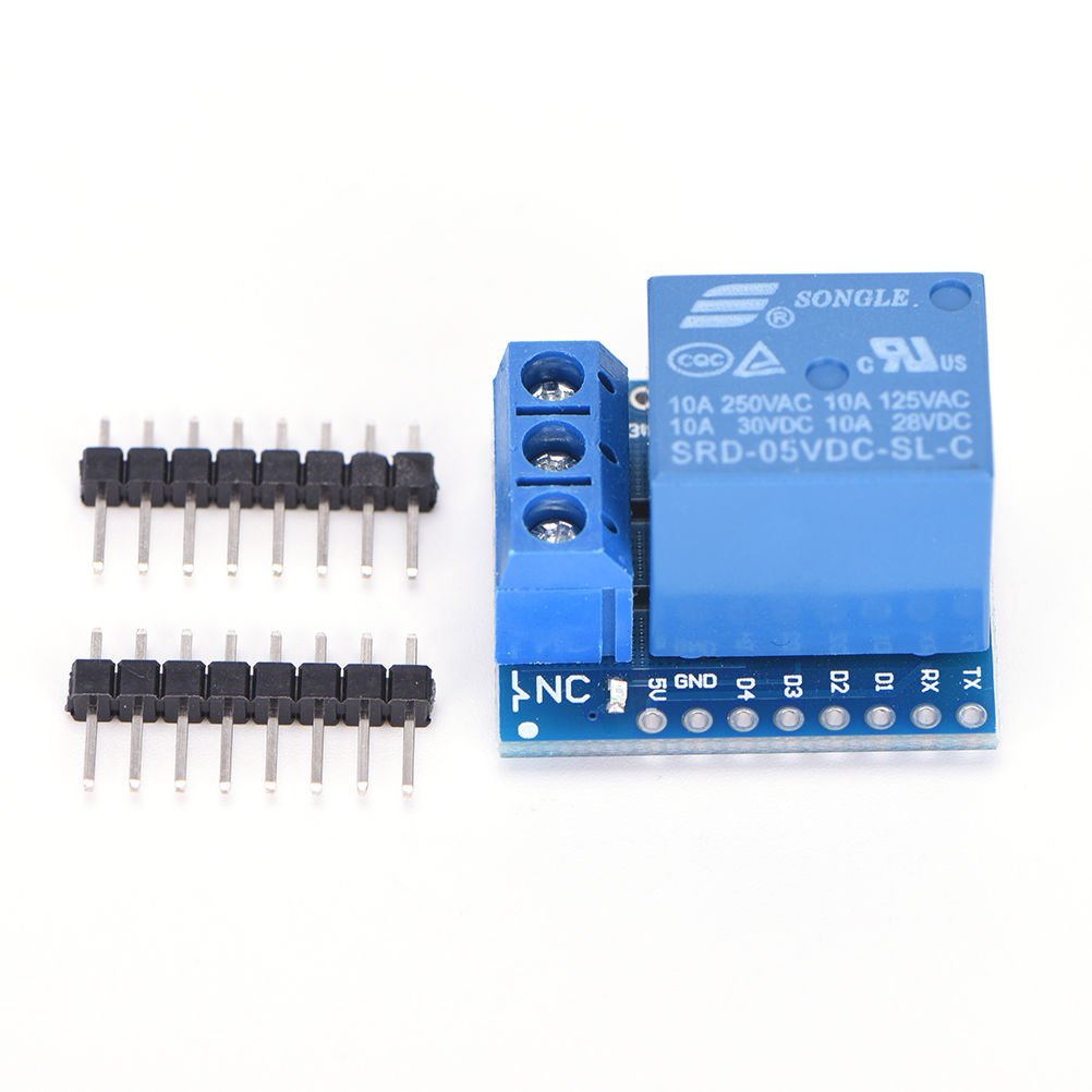 Snapklik.com : 3pcs 5V D1 Mini Relay Shield 5V Relay Module 1 Channel ...