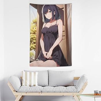 Amazon.co.jp: 推しの子 黒川あかねクリスマス タペストリー 壁掛け布