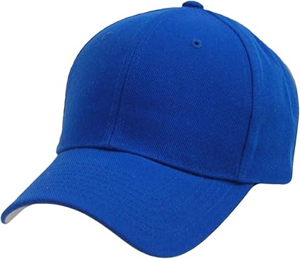 Fitted Baseball Cap Royal Blue 