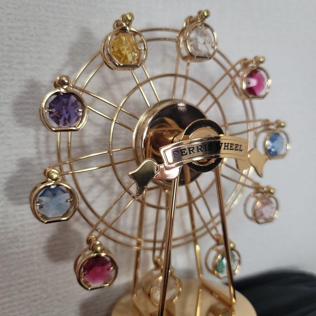 Amazon | スワロフスキークリスタル観覧車オルゴール | オルゴール