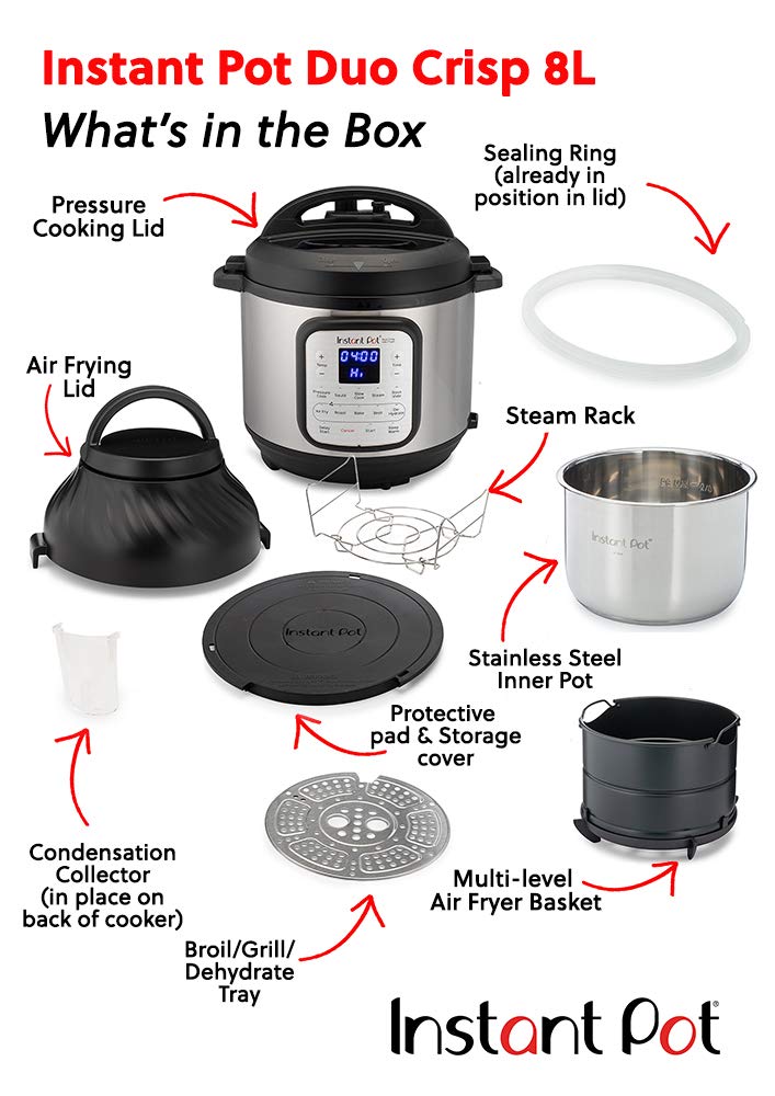 Buy Instant Pot Duo Crisp + Air Fryer 11in1 Electric MultiCooker, 5