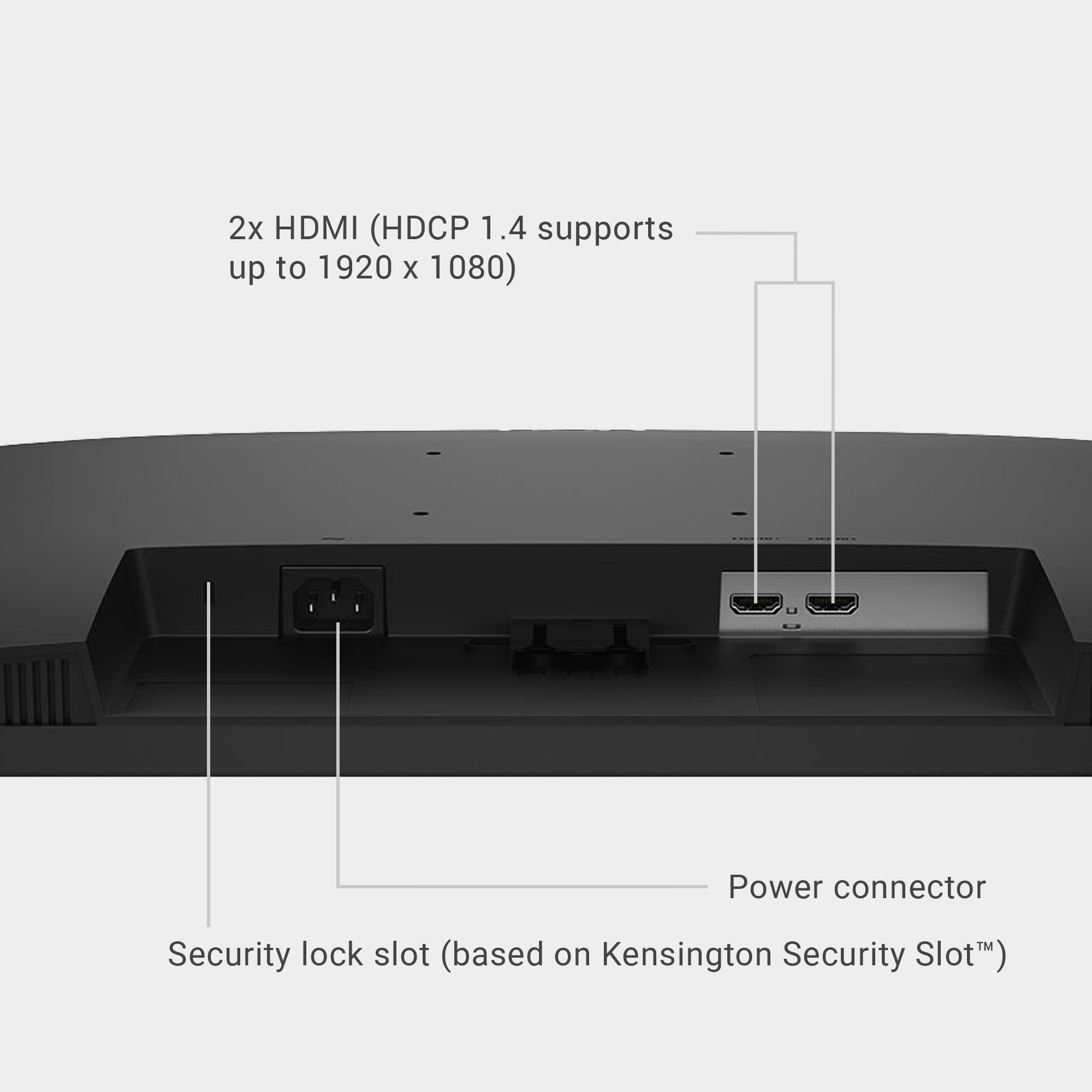 Dell 27 Monitor - SE2726H, Full HD (1920x1080), 144Hz, IPS, 1ms MPRT, AMD FreeSync, VESA (100x100mm), 2 HDMI, 3 lata, czarny