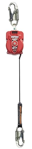 Miniatura 9 de Miller by Honeywell TurboLite - Limitador personal de caídas de 6 pies con mosquetón de acero de extremo de unidad y gancho de cierre de acero