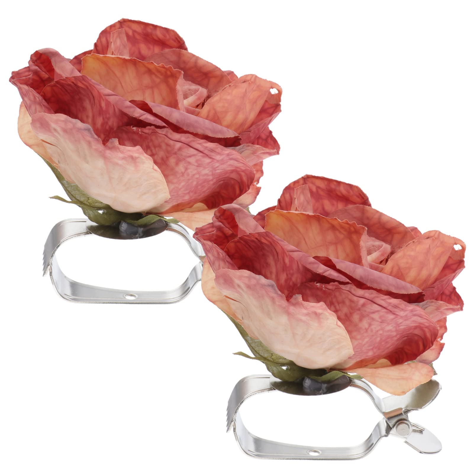 Clips de cortina de flores ideales para iluminar el salón y decorar ventanas de hotel