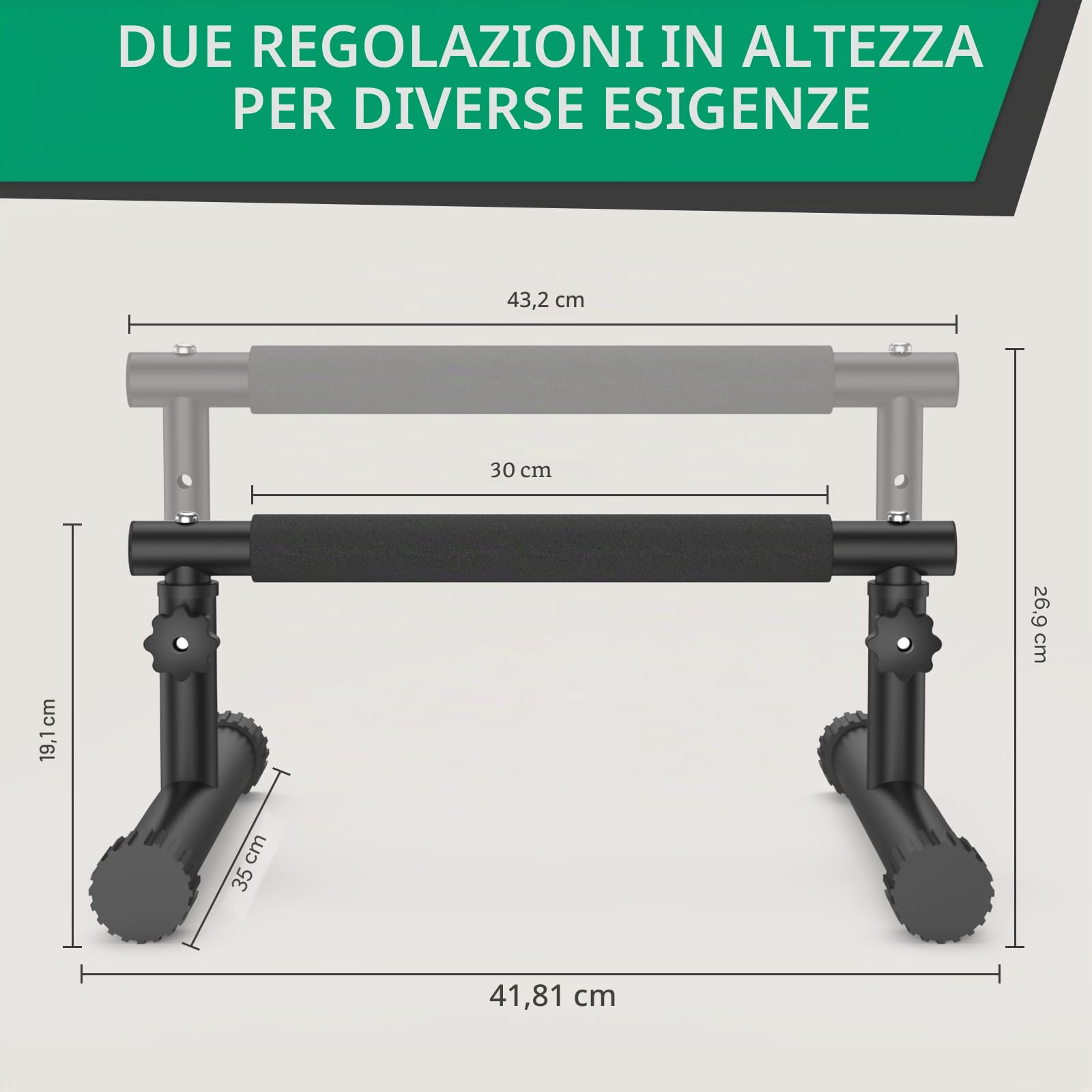 IMAYCC Maniglie per Flessioni Barre per Push-up Parallele con Polsiere Palestra,Fitness Push Up Bars Parallele Calisthenics Attrezzi per Flessioniper Formazione