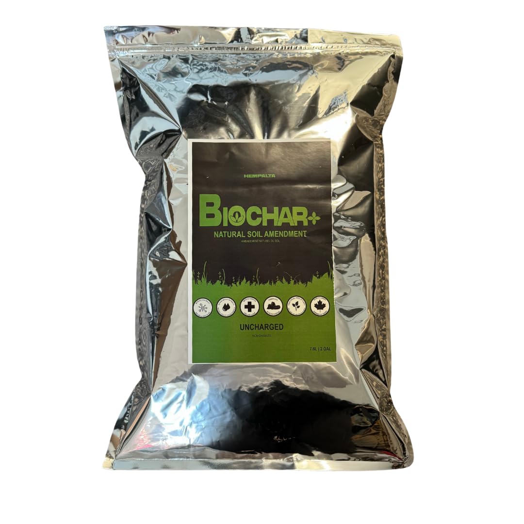 HEMPALTA Biochar+ (Uncharged) Natural Soil Amendment for Indoor & Outdoor Plants