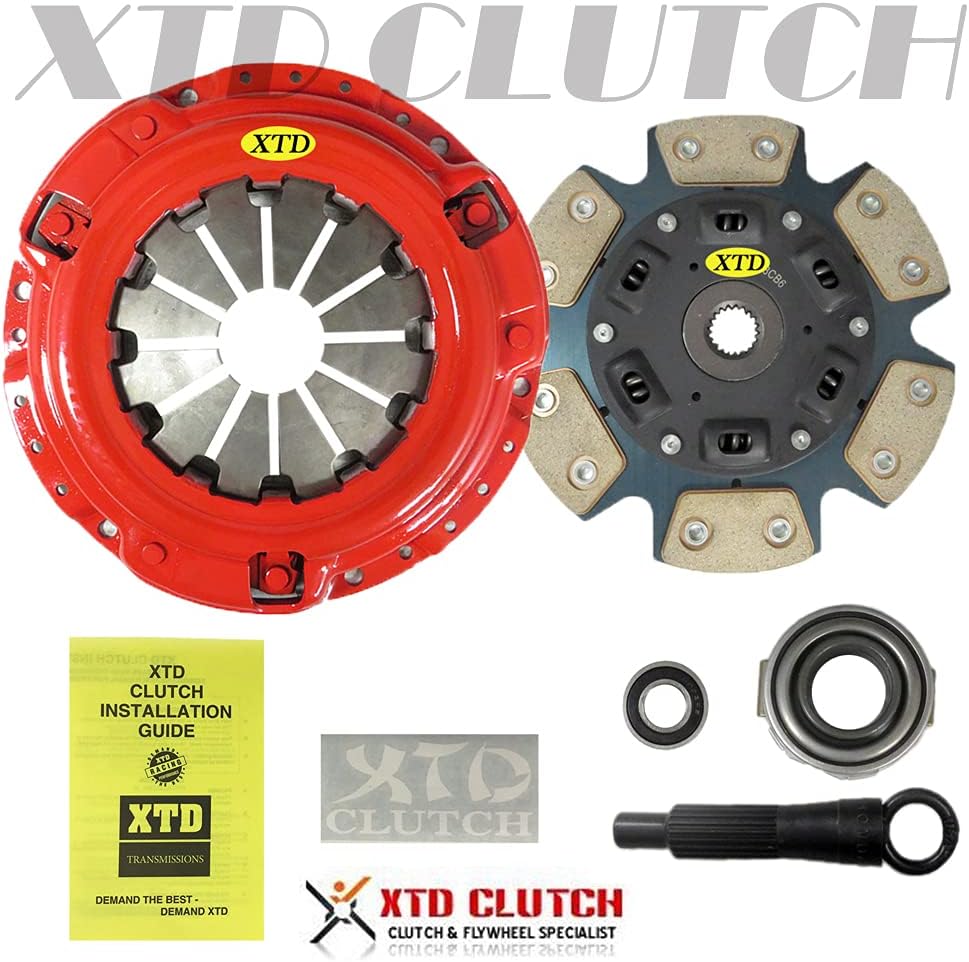 XTD Stage 3 Performance Clutch Kit Compatible With 1992-2005 Honda Civic / 1993-1995 Del Sol 1.5L 1.6L 1.7L D15 D16 D17