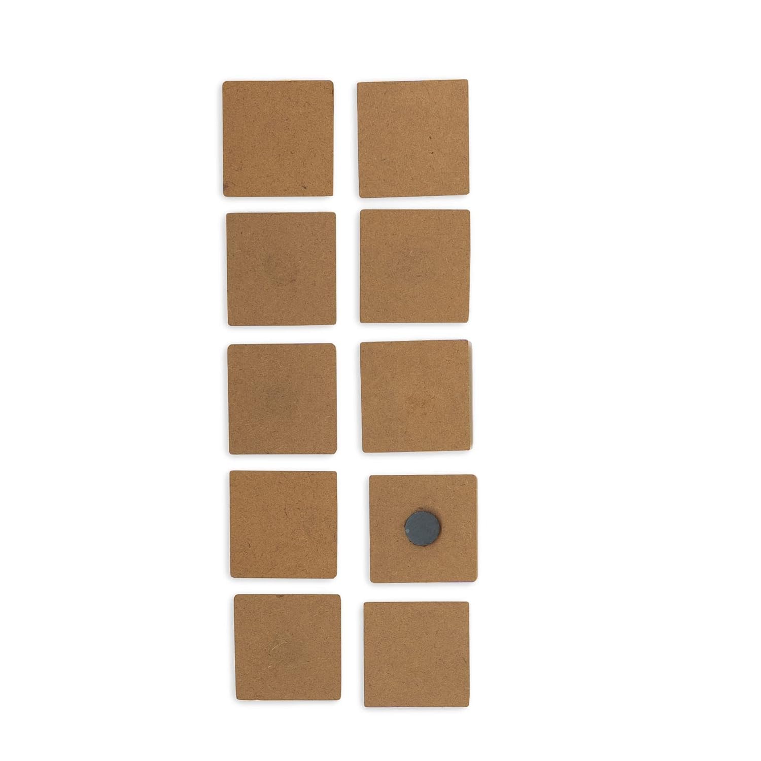 TRENDING HUT MDF Square Fridge Magnet Blanks, 3inches x 3inches x3mm, Beige Color, for DIY Craft and Decoration (20, Square)-image-7
