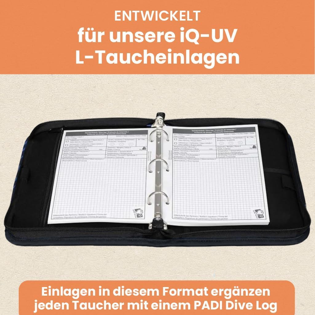 iQ-Company Logbook XS Bites - Diario de Buceo, Talla única
