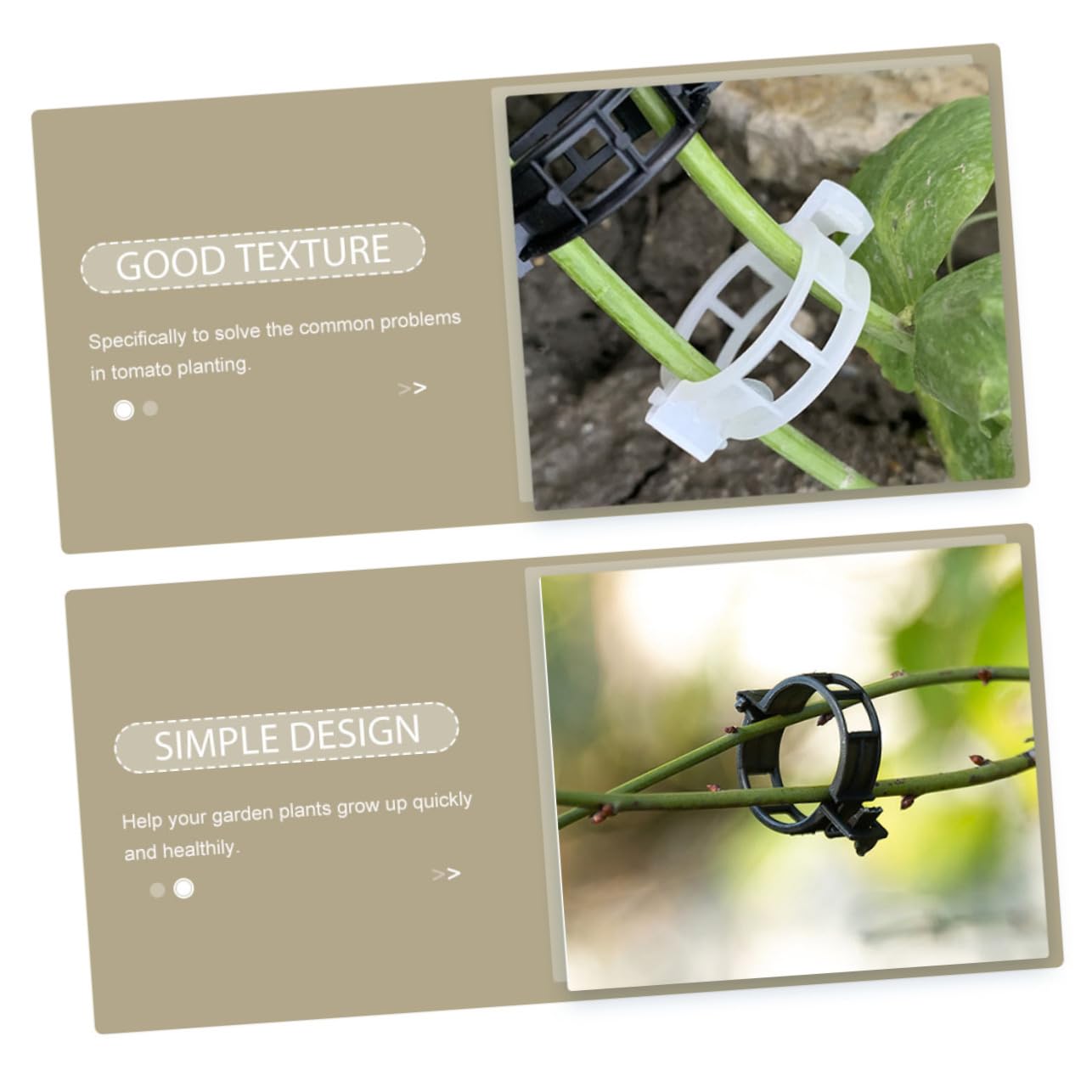 400stücke Pflanzenclips Für Tomaten Verstellbare Pflanzenstützen Effektiven Befestigung Von Und Kletterpflanzen Robust Und Wiederverwendbar Für Garten