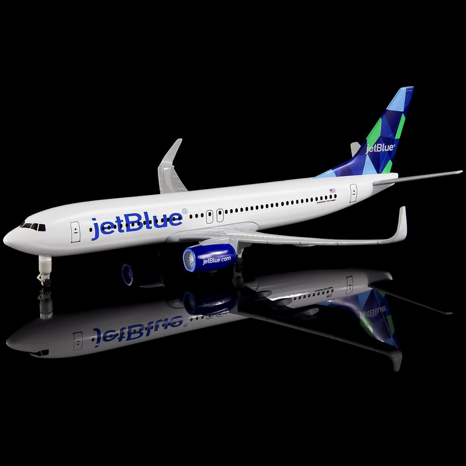 1:300 Scale Jetblue 737 Airplane Models Alloy Diecast Airplane Model
