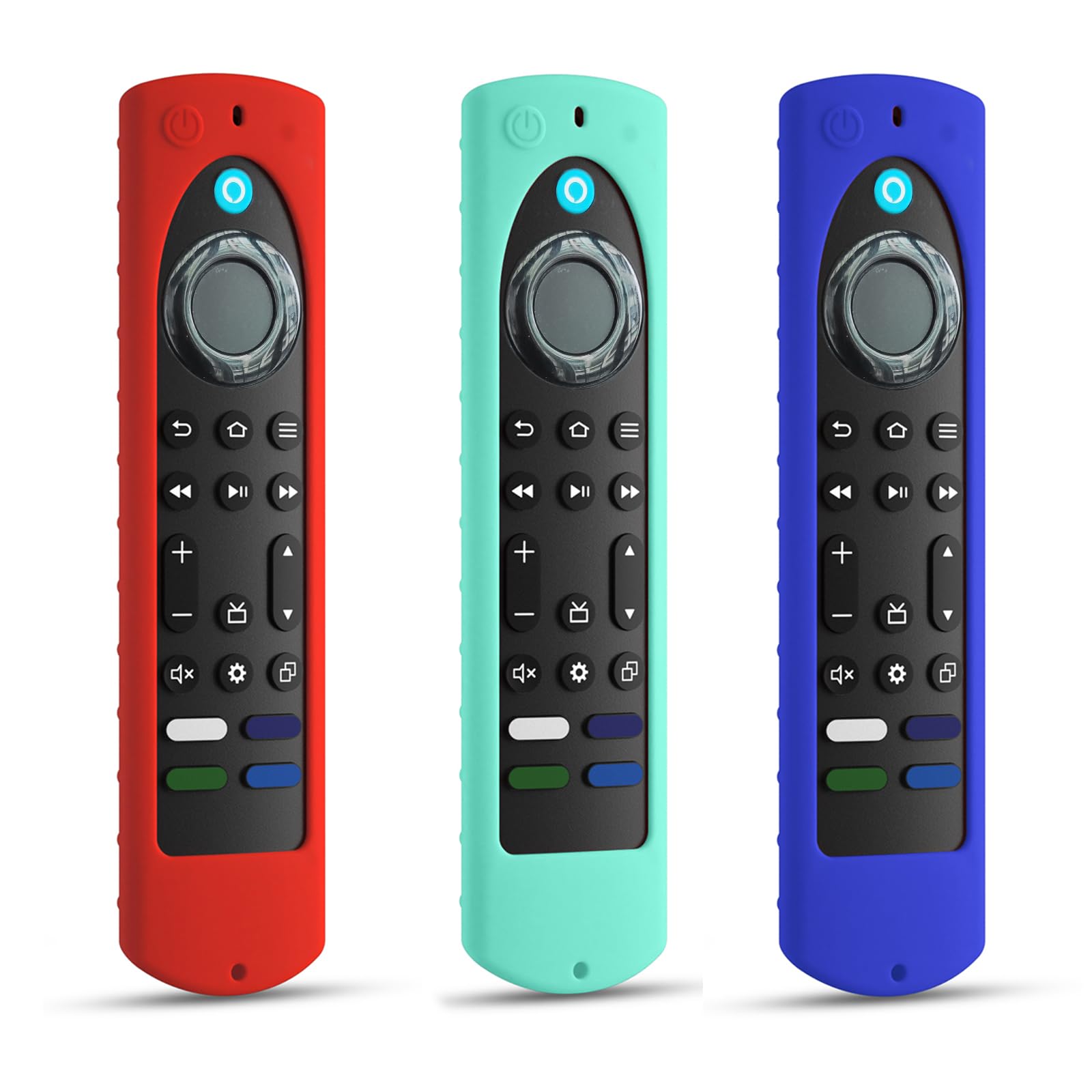 Custodia in silicone da 6,4 pollici compatibile con Fire TV Stick 4K Max 2a generazione 2023, custodia in silicone antiscivolo con cordino