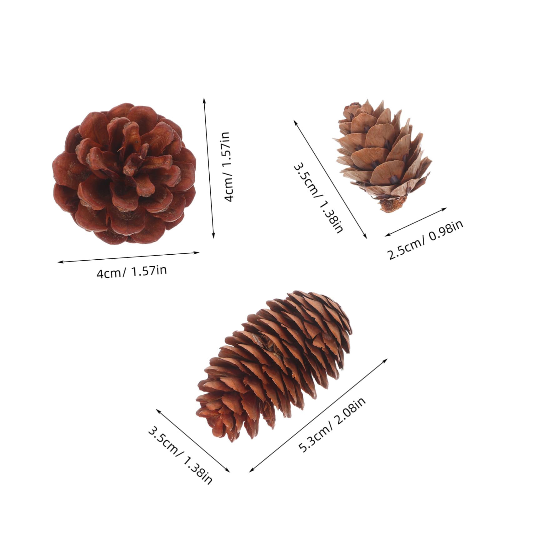 Cabilock 120 Stück Natürliche Mini Tannenzapfen für Basteln Kleine Robuste Zapfen für Weihnachtsdeko Kranzherstellung Vase Füllung Wiederverwendbar Rustikal Winterliche Akzente