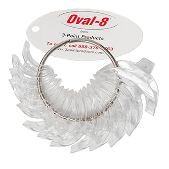 3-Point Products Oval-8 Finger Splints, Sizes 215, Complete Set, Clear