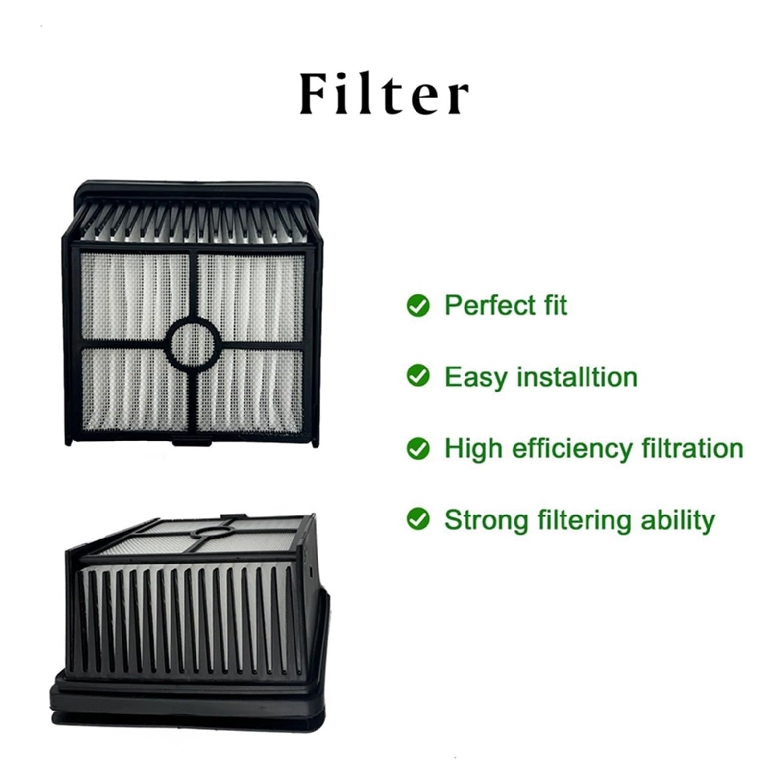 Piezas De Recambio De Aspiradora, Kit De Filtro Y Rodillo De AB34-Brush, Compatible con DREAME, Compatible con Trouver, K10 Y Cepillo Principal(2set)