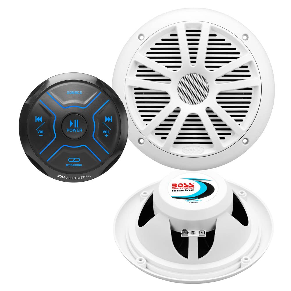 Buy BOSS Audio Systems MG150W.6 Marine Speakers and Gauge Receiver