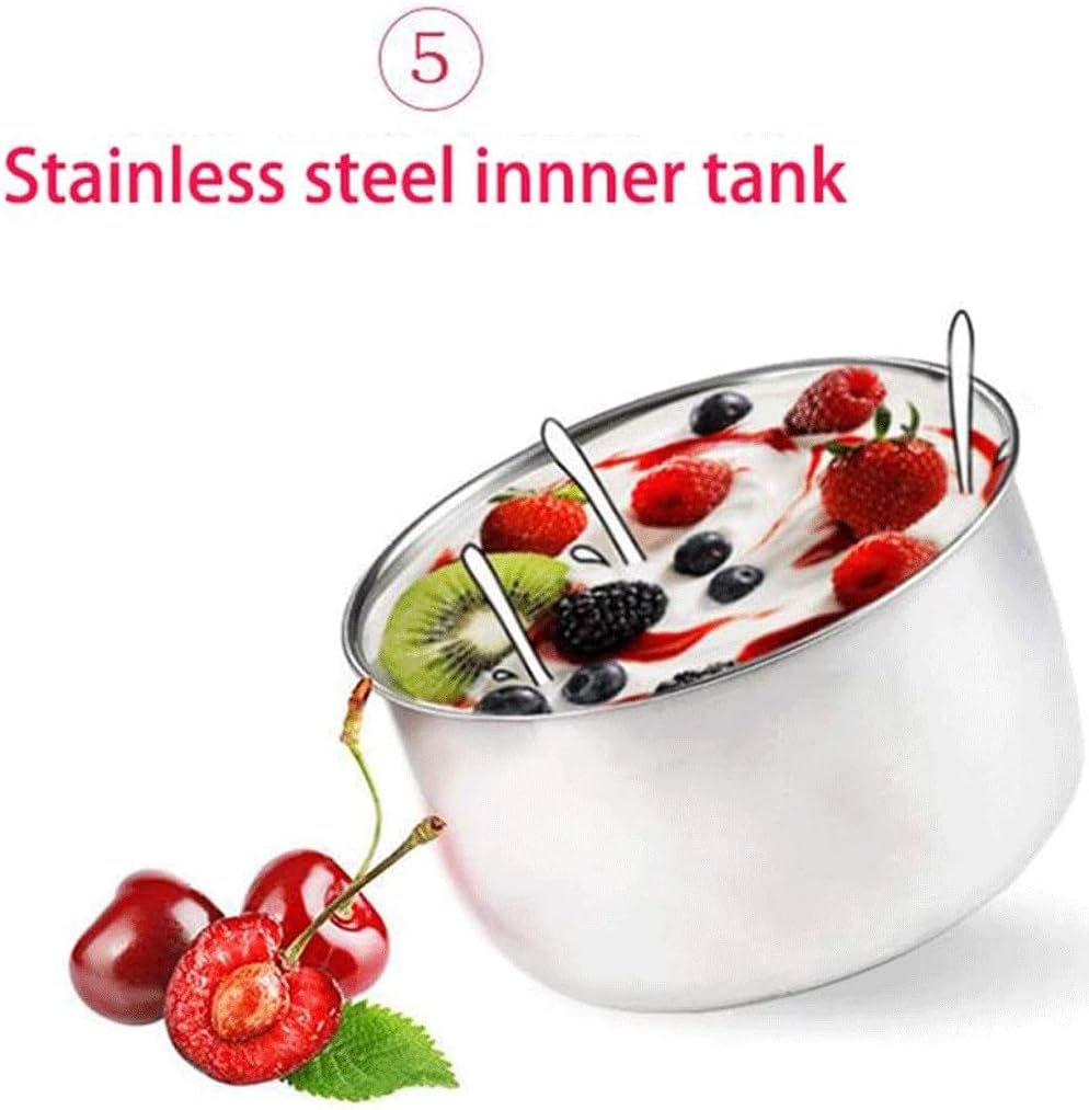 1L Yogurt Maker Stainless Steel Mini Electric Automatic Yogurt Fermentation Machine for Yogurt Using