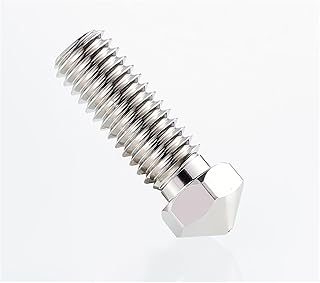 Hardcore Lab Long M6 Plated Copper Nozzle 0.4mm Non-Stick High Performance Compatible with 1.75mm E-3d Volcano Hotend (Color : 5PCS, Size : 0.8mm)