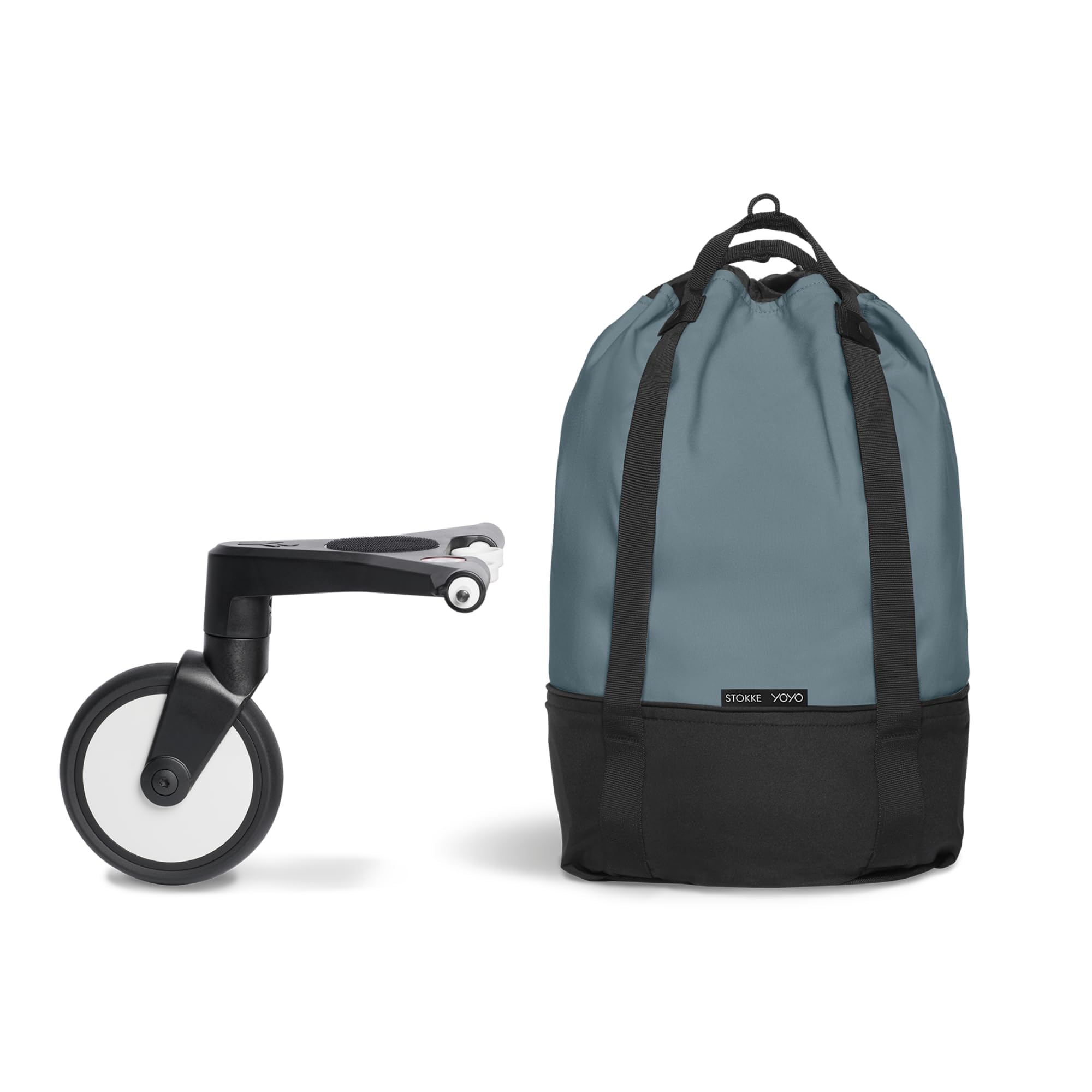 Stokke Borsa YOYO, Aqua - Fornice spazio extra per il passeggino YOYO - Facile da attaccare - Non influisce sulla manovrabilità - Lavabile a 30°C
